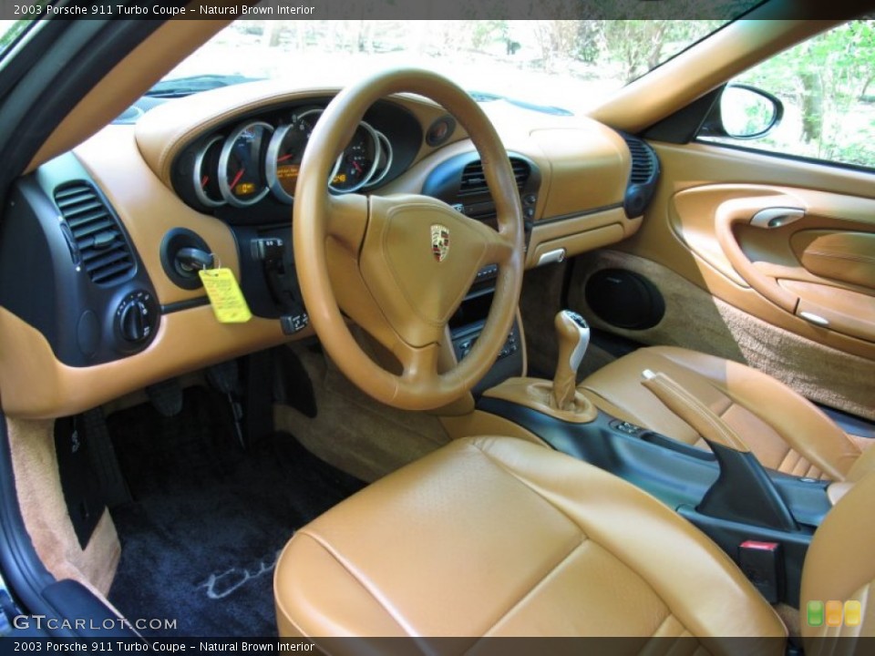 Natural Brown Interior Prime Interior for the 2003 Porsche 911 Turbo Coupe #64434413