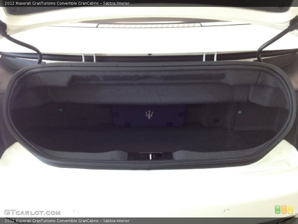 Sabbia Interior Trunk for the 2012 Maserati GranTurismo Convertible GranCabrio #64434539