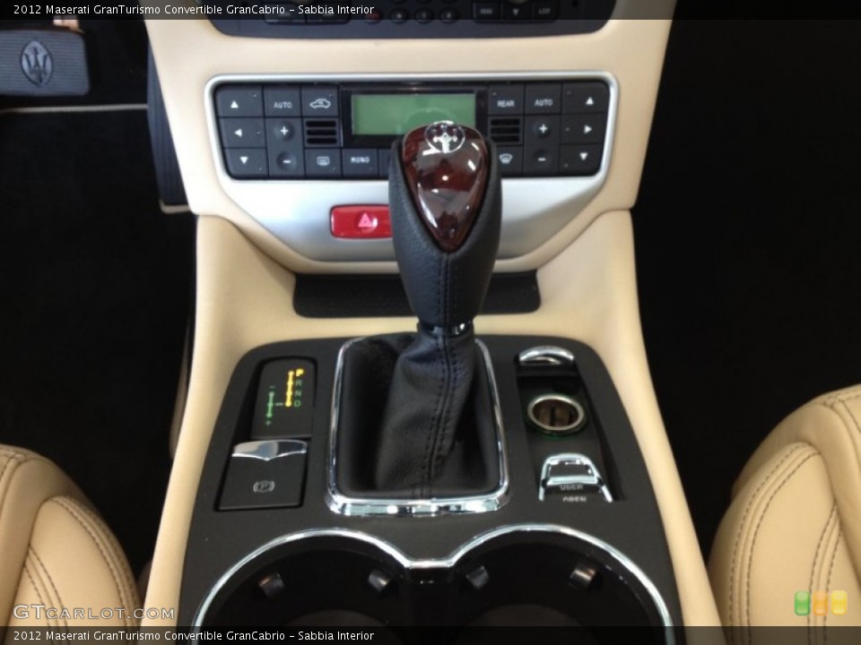 Sabbia Interior Transmission for the 2012 Maserati GranTurismo Convertible GranCabrio #64434678