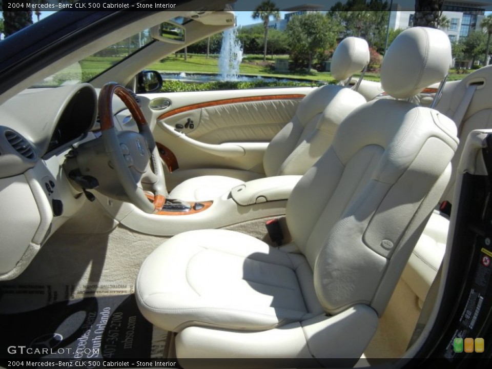 Stone Interior Photo for the 2004 Mercedes-Benz CLK 500 Cabriolet #64440441