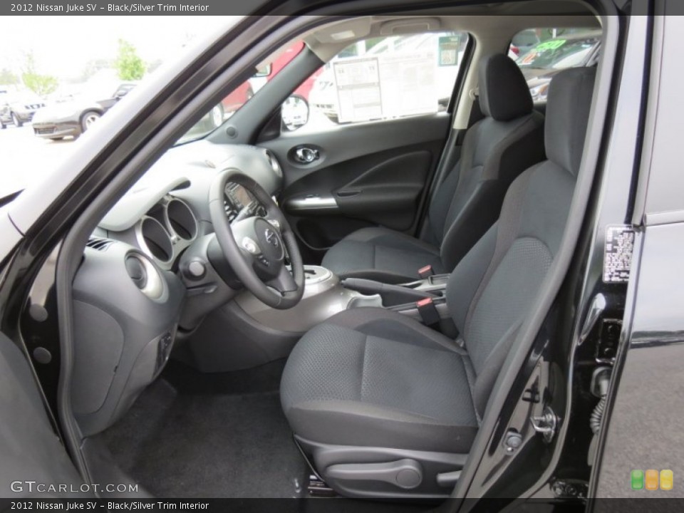 Black/Silver Trim Interior Photo for the 2012 Nissan Juke SV #64440531