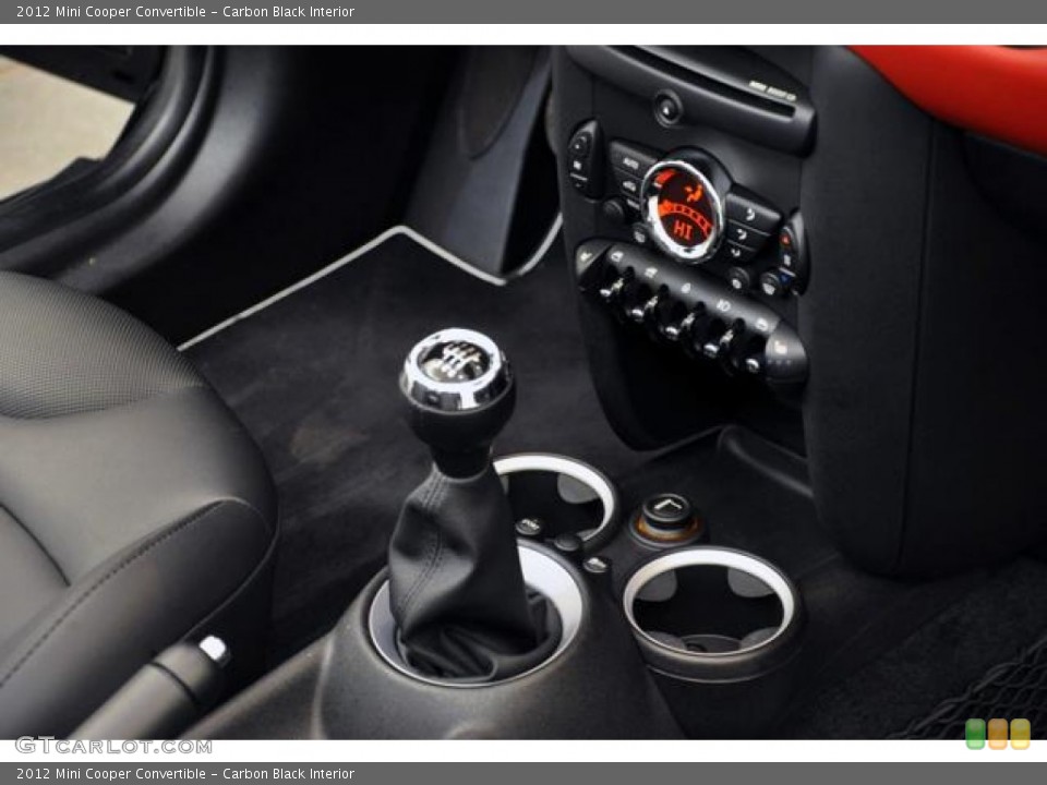 Carbon Black Interior Transmission for the 2012 Mini Cooper Convertible #64442073