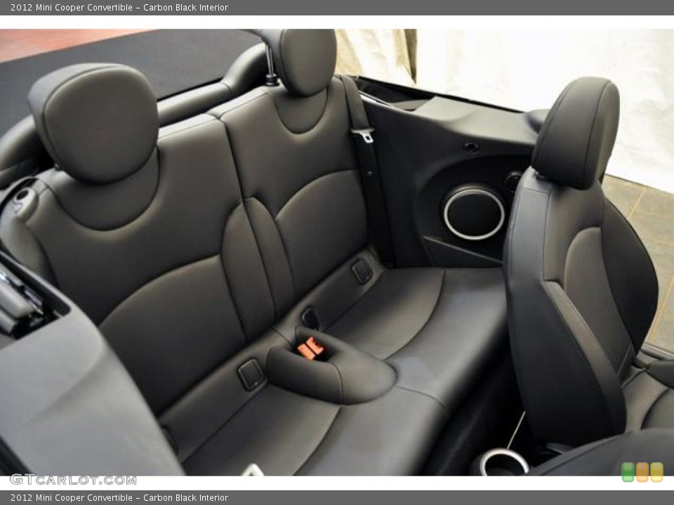 Carbon Black Interior Rear Seat for the 2012 Mini Cooper Convertible #64442098
