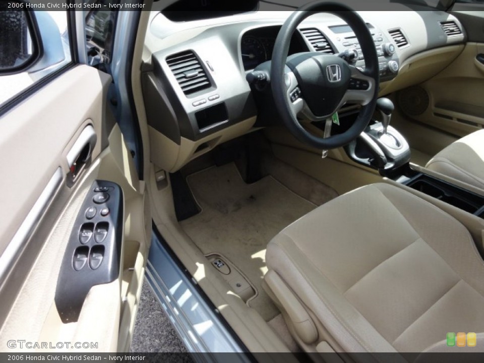 Ivory Interior Dashboard for the 2006 Honda Civic Hybrid Sedan #64447611