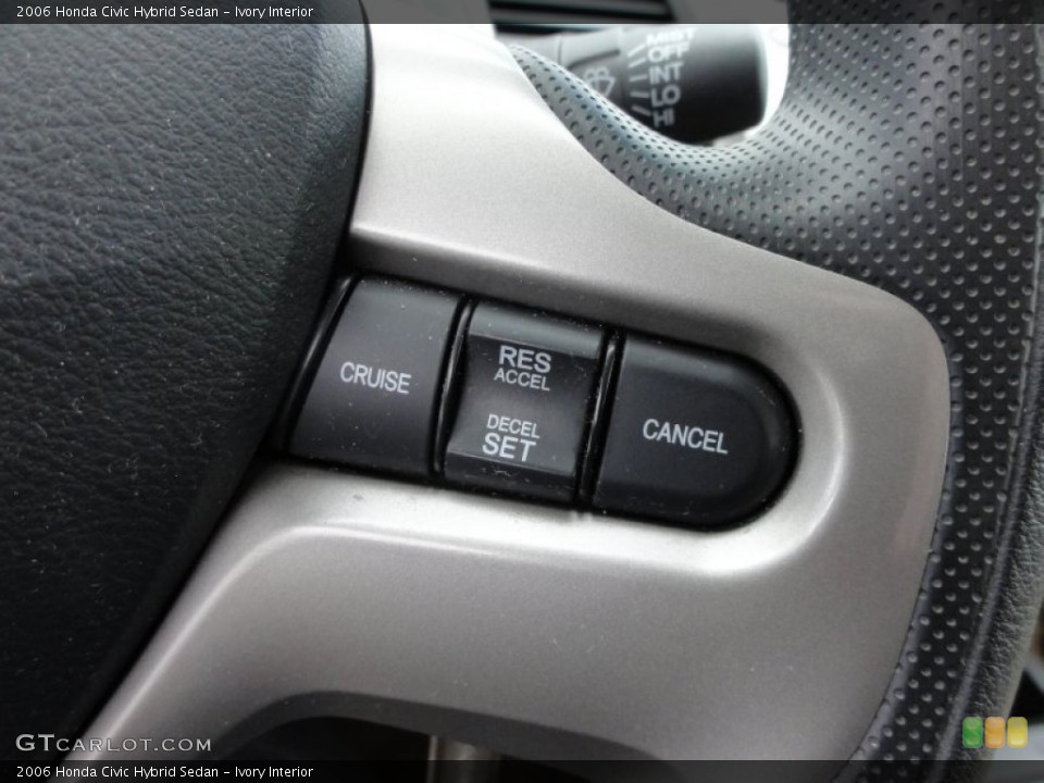Ivory Interior Controls for the 2006 Honda Civic Hybrid Sedan #64447875