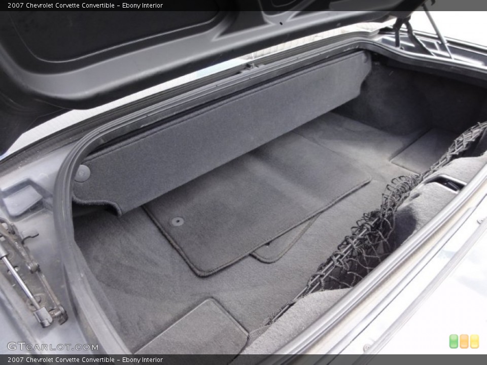 Ebony Interior Trunk for the 2007 Chevrolet Corvette Convertible #64449638