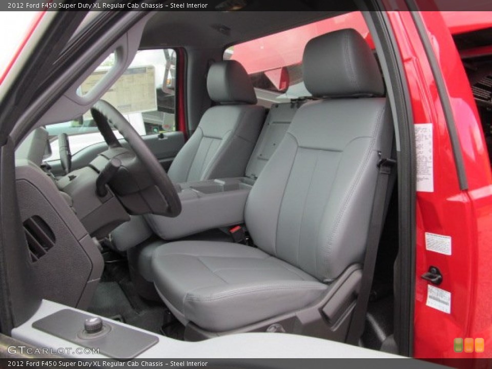 Steel Interior Photo for the 2012 Ford F450 Super Duty XL Regular Cab Chassis #64454667