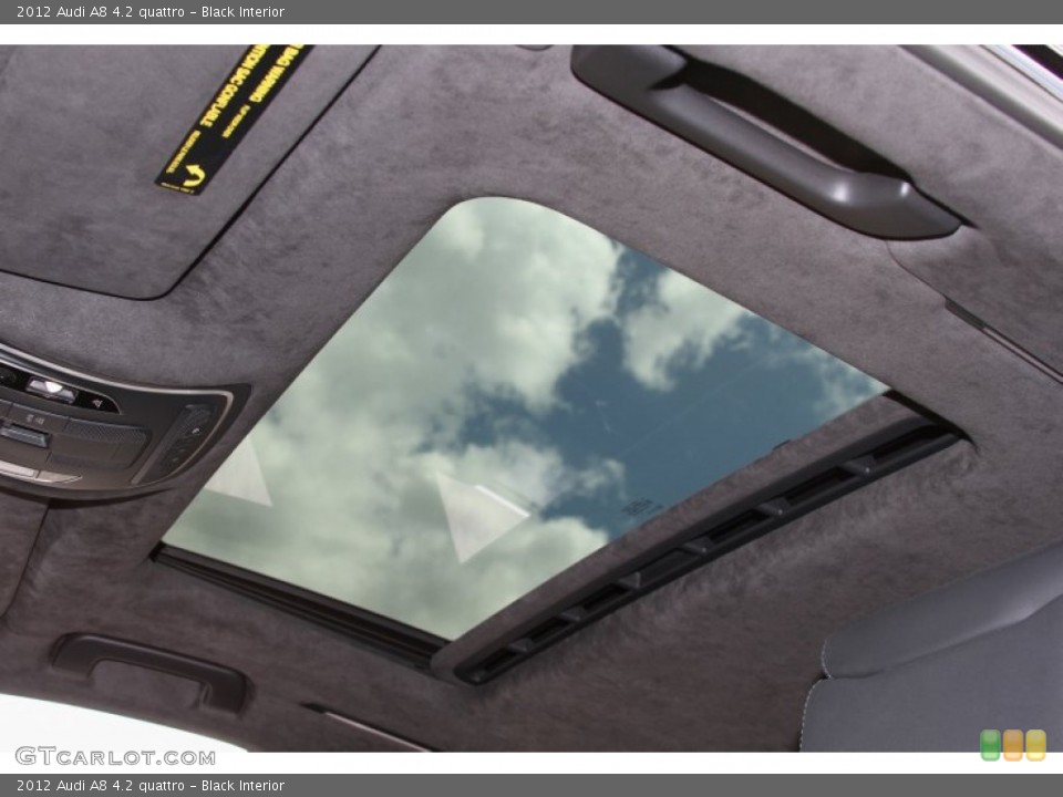 Black Interior Sunroof for the 2012 Audi A8 4.2 quattro #64456001