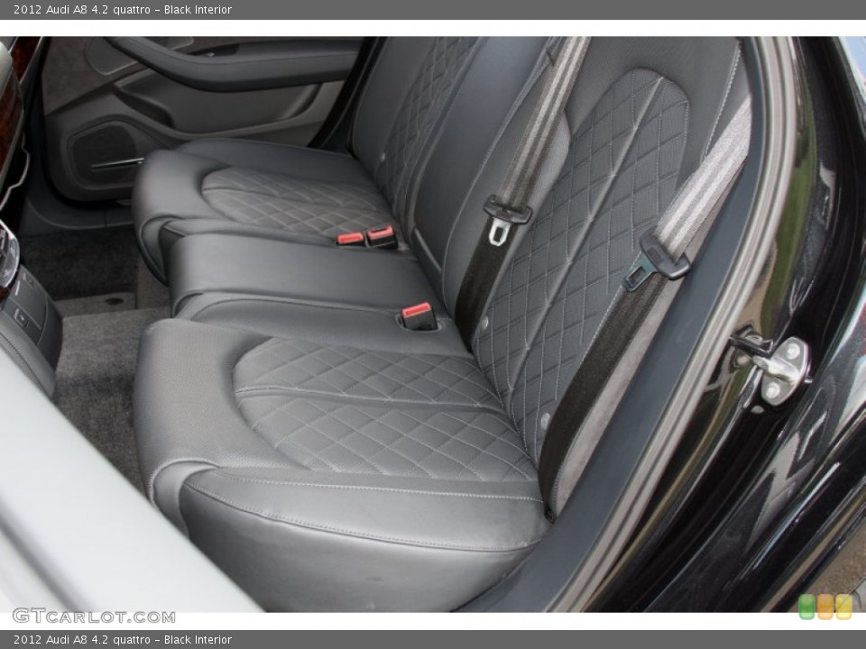 Black Interior Rear Seat for the 2012 Audi A8 4.2 quattro #64456032