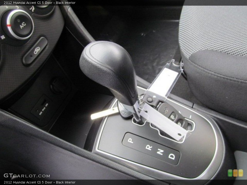 Black Interior Transmission for the 2012 Hyundai Accent GS 5 Door #64461012