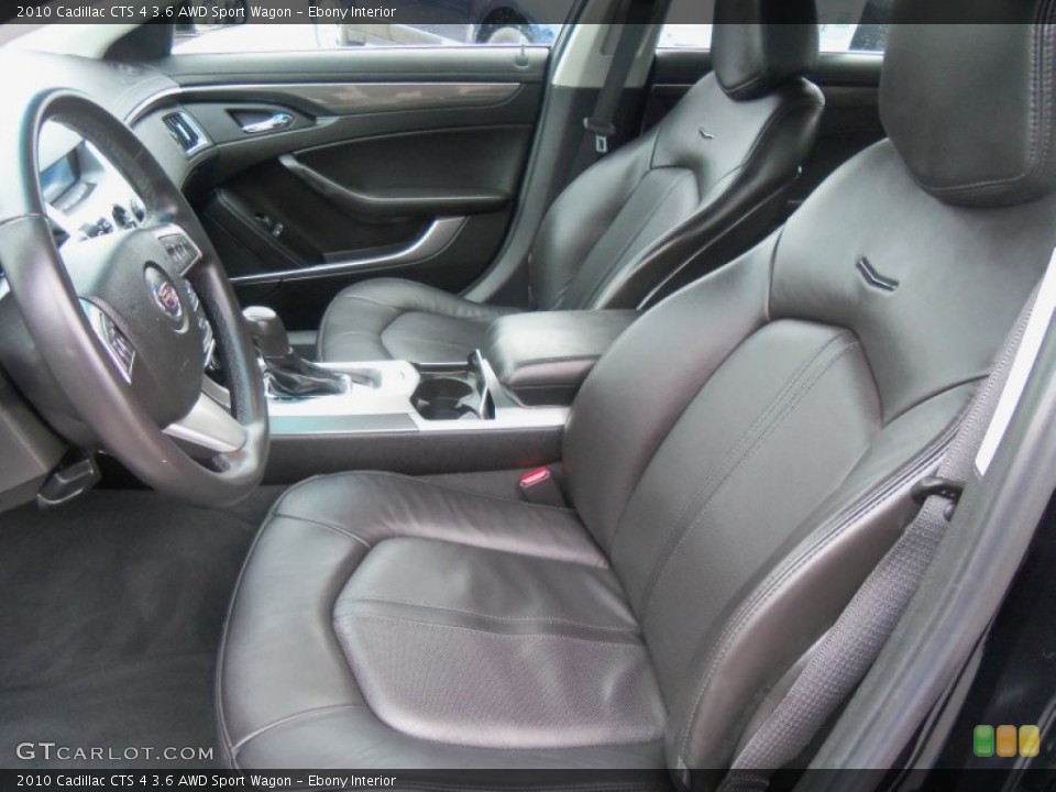 Ebony Interior Photo for the 2010 Cadillac CTS 4 3.6 AWD Sport Wagon #64477948