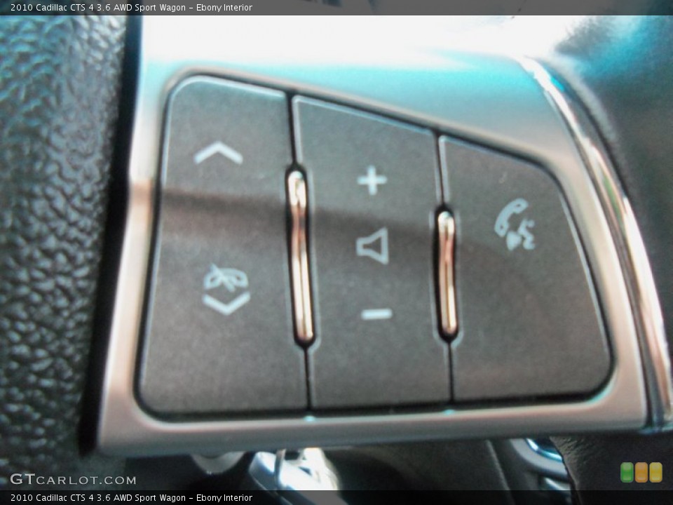 Ebony Interior Controls for the 2010 Cadillac CTS 4 3.6 AWD Sport Wagon #64477972