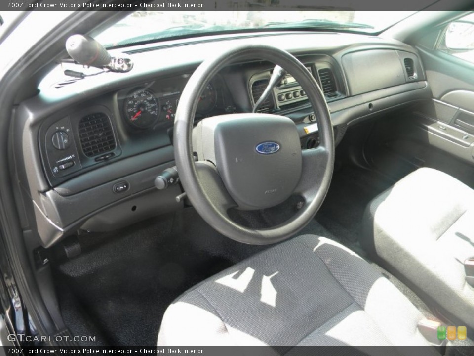 Charcoal Black Interior Prime Interior for the 2007 Ford Crown Victoria Police Interceptor #64487625