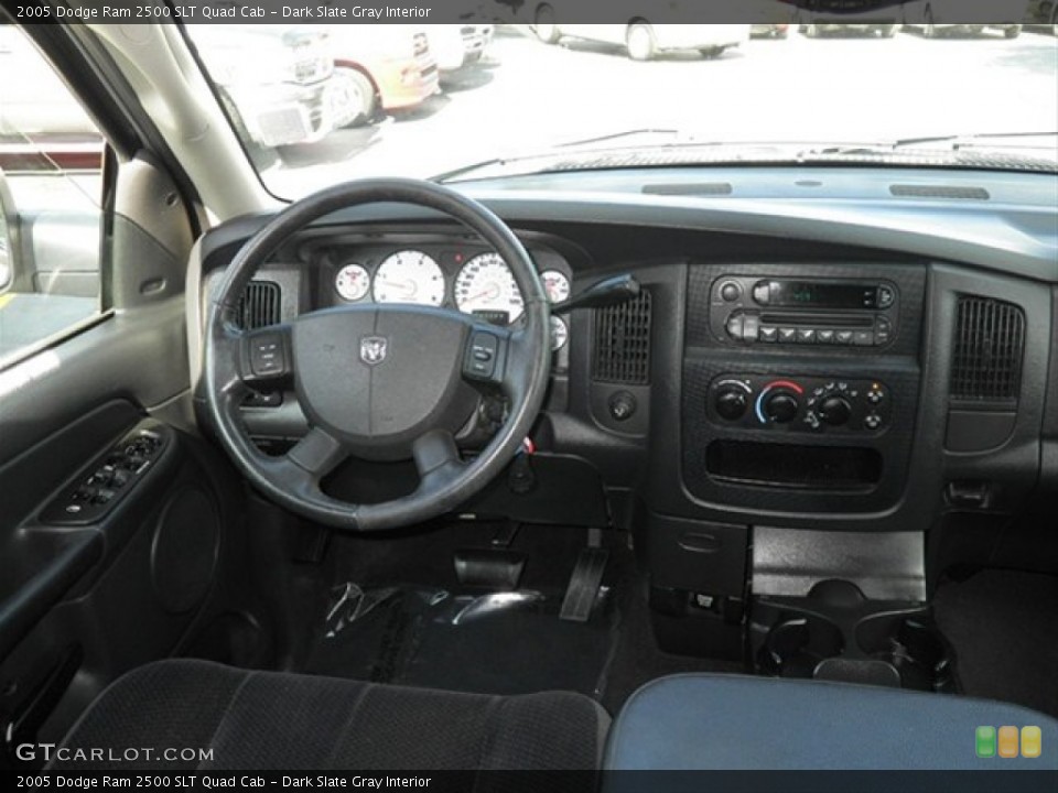 Dark Slate Gray Interior Dashboard for the 2005 Dodge Ram 2500 SLT Quad Cab #64488794