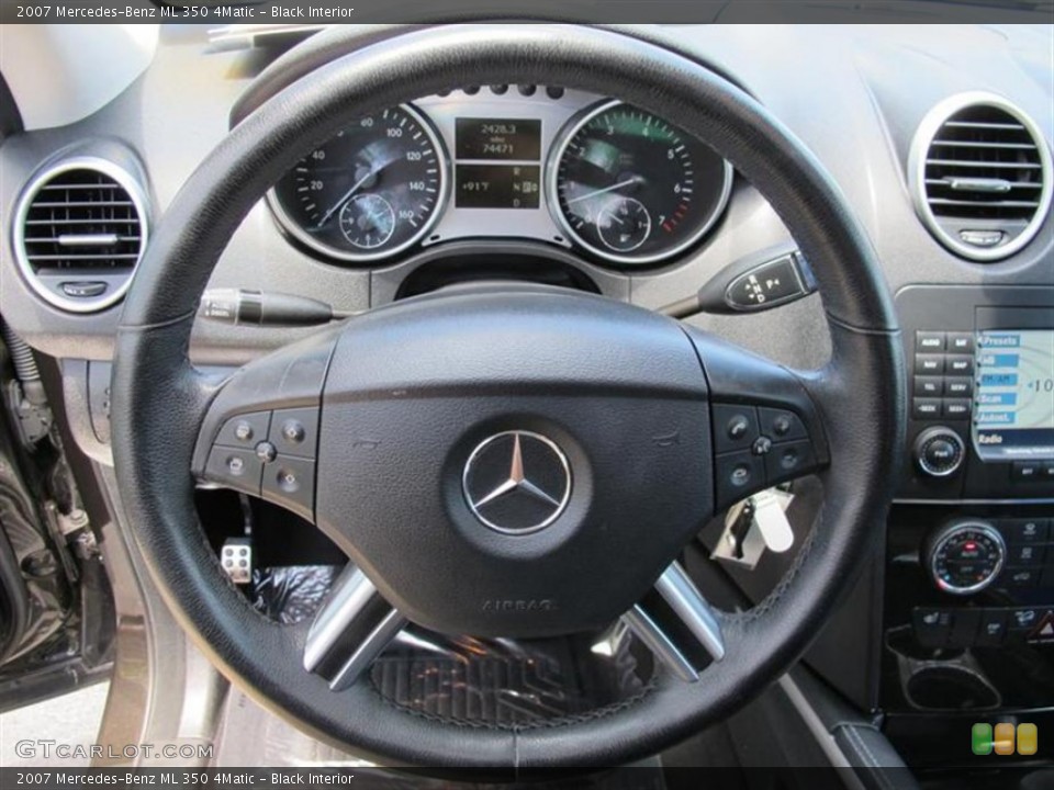 Black Interior Steering Wheel for the 2007 Mercedes-Benz ML 350 4Matic #64489440