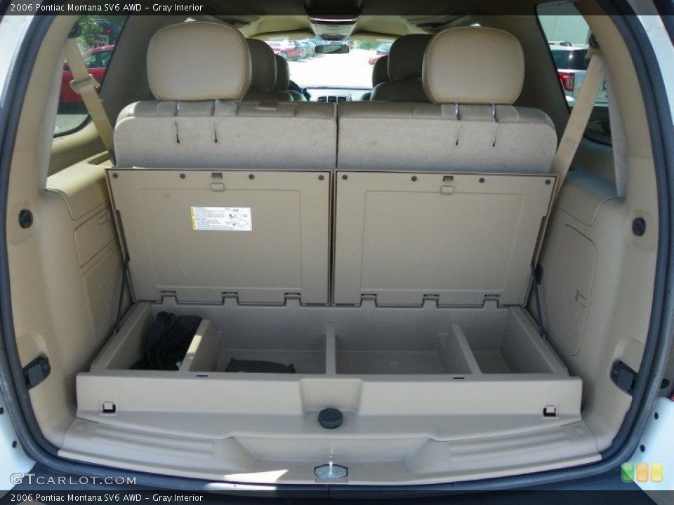 Gray Interior Trunk for the 2006 Pontiac Montana SV6 AWD #64497857
