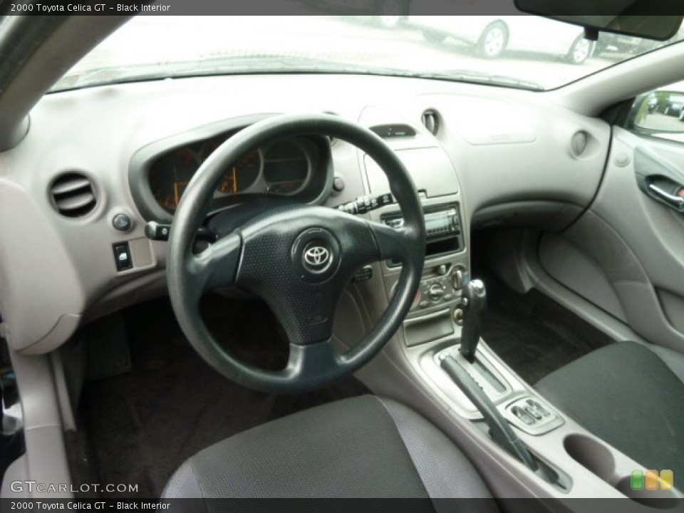 Black Interior Dashboard for the 2000 Toyota Celica GT #64498220