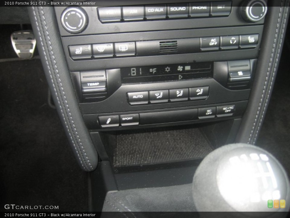 Black w/Alcantara Interior Controls for the 2010 Porsche 911 GT3 #64500450