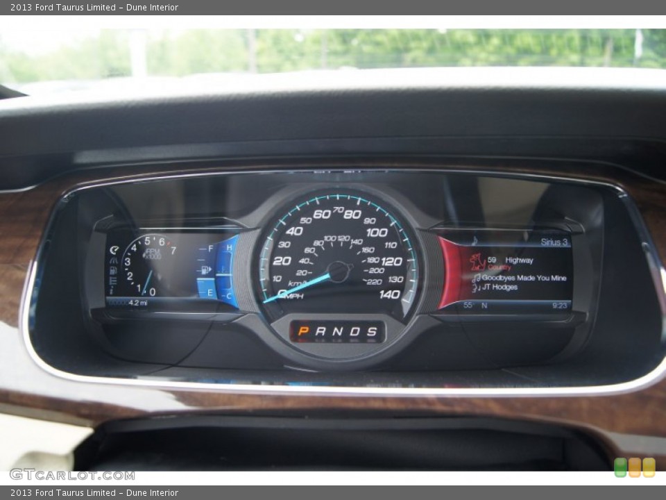 Dune Interior Gauges for the 2013 Ford Taurus Limited #64501092