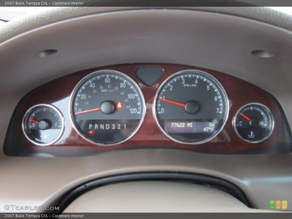 Cashmere Interior Gauges for the 2007 Buick Terraza CXL #64503567
