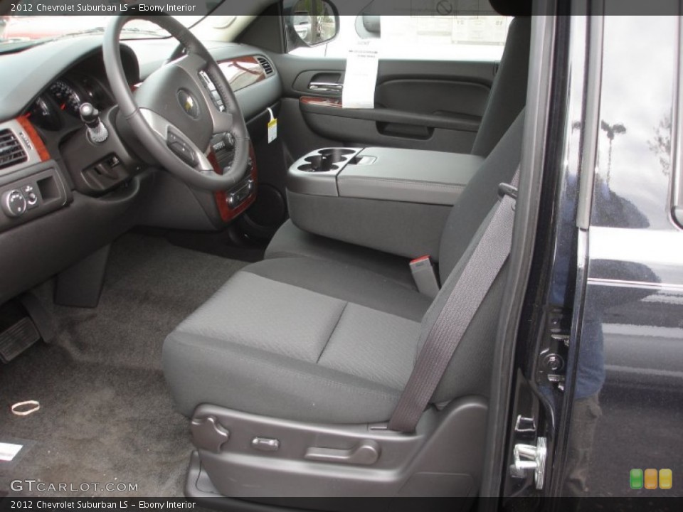 Ebony Interior Photo for the 2012 Chevrolet Suburban LS #64508214