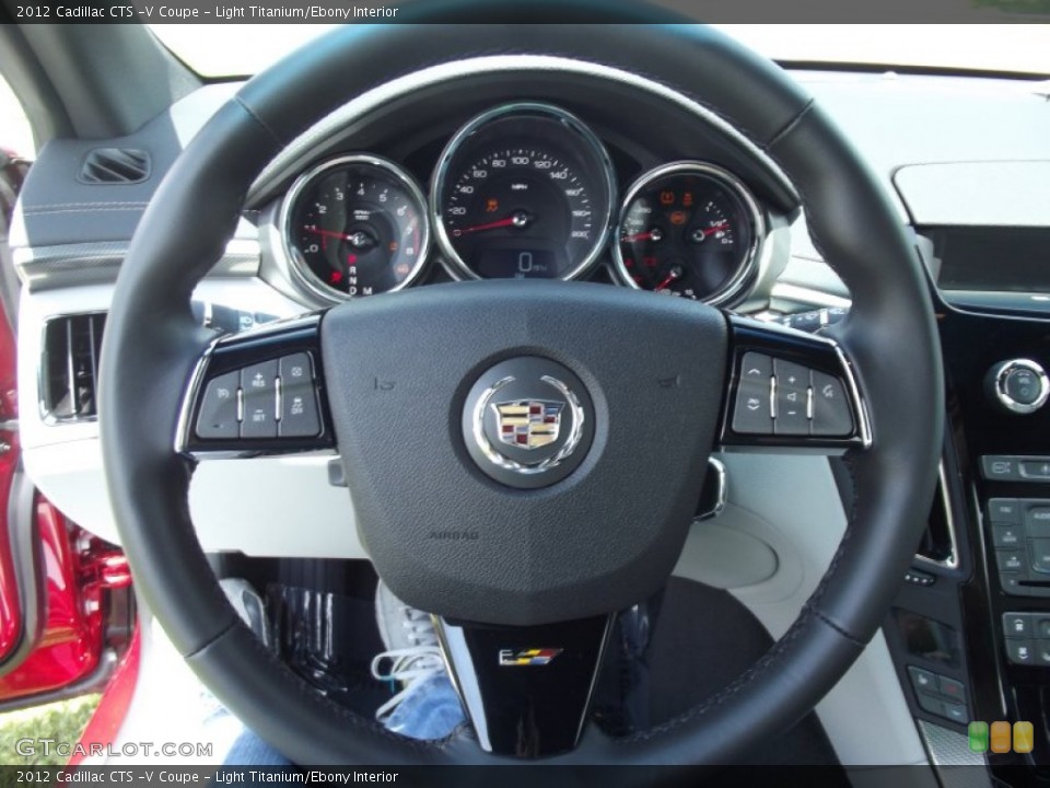 Light Titanium/Ebony Interior Steering Wheel for the 2012 Cadillac CTS -V Coupe #64510273