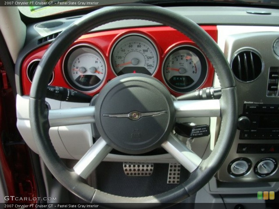 Pastel Slate Gray Interior Steering Wheel for the 2007 Chrysler PT Cruiser GT #64514925