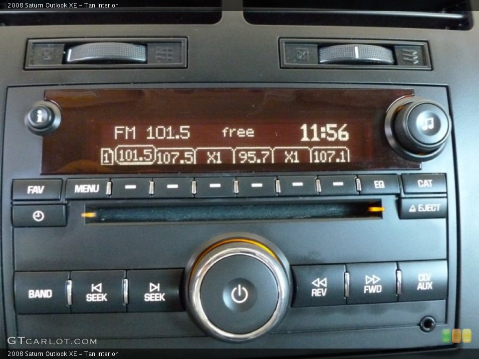 Tan Interior Audio System for the 2008 Saturn Outlook XE #64518132