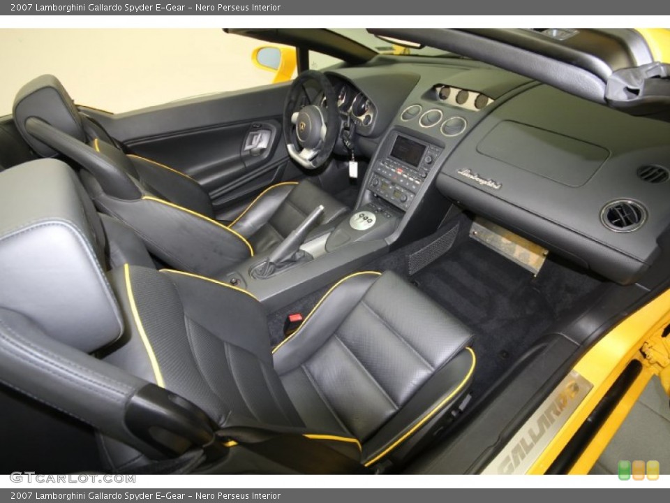 Nero Perseus Interior Photo for the 2007 Lamborghini Gallardo Spyder E-Gear #64522320