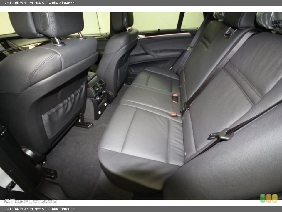 Black Interior Rear Seat for the 2013 BMW X5 xDrive 50i #64524758