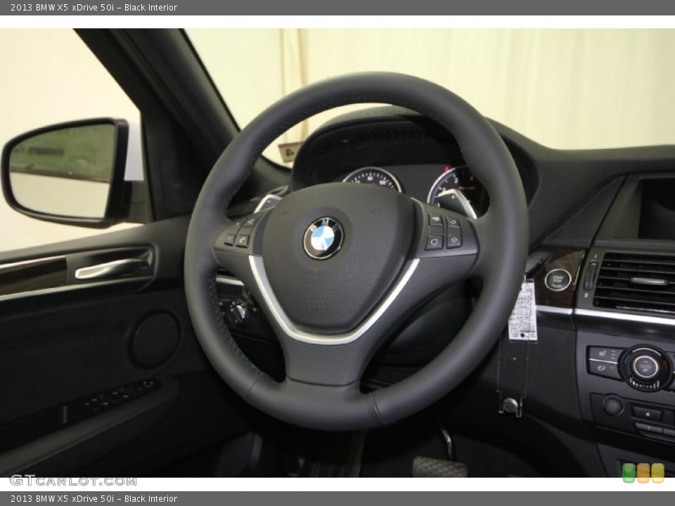 Black Interior Steering Wheel for the 2013 BMW X5 xDrive 50i #64524861