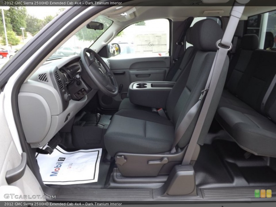 Dark Titanium Interior Photo for the 2012 GMC Sierra 2500HD Extended Cab 4x4 #64529649