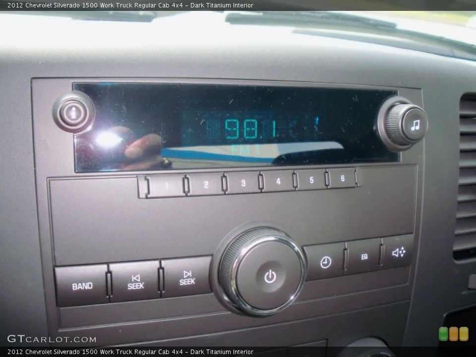 Dark Titanium Interior Audio System for the 2012 Chevrolet Silverado 1500 Work Truck Regular Cab 4x4 #64529869