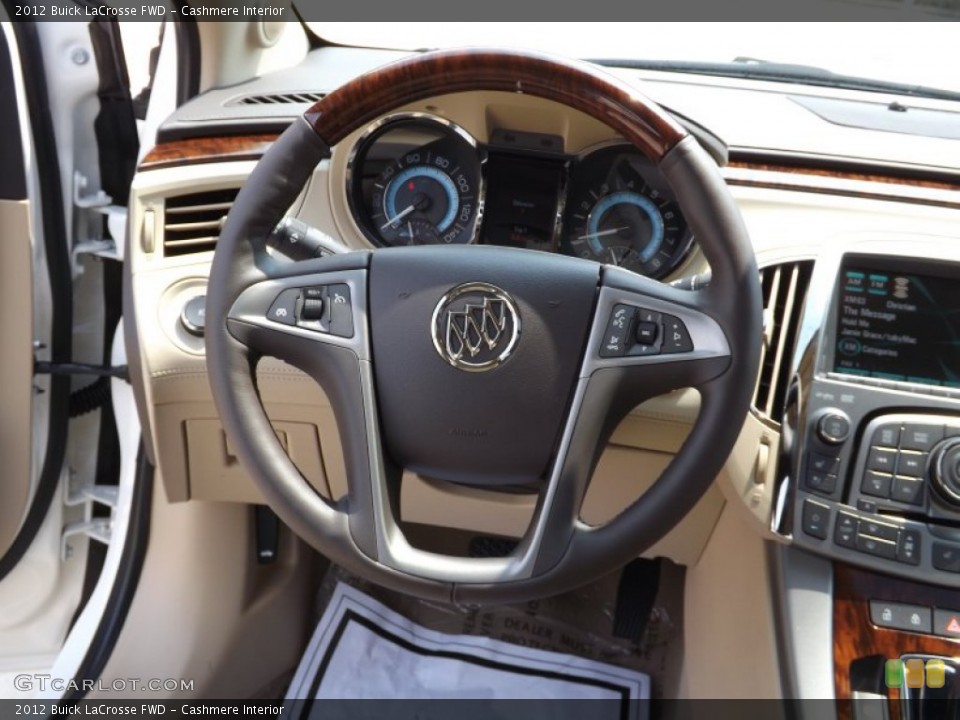 Cashmere Interior Steering Wheel for the 2012 Buick LaCrosse FWD #64530978