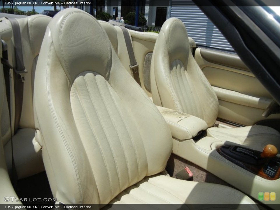 Oatmeal Interior Front Seat for the 1997 Jaguar XK XK8 Convertible #64532136