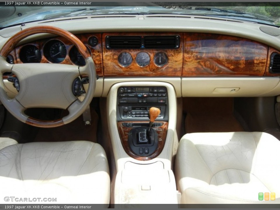 Oatmeal Interior Dashboard for the 1997 Jaguar XK XK8 Convertible #64532145