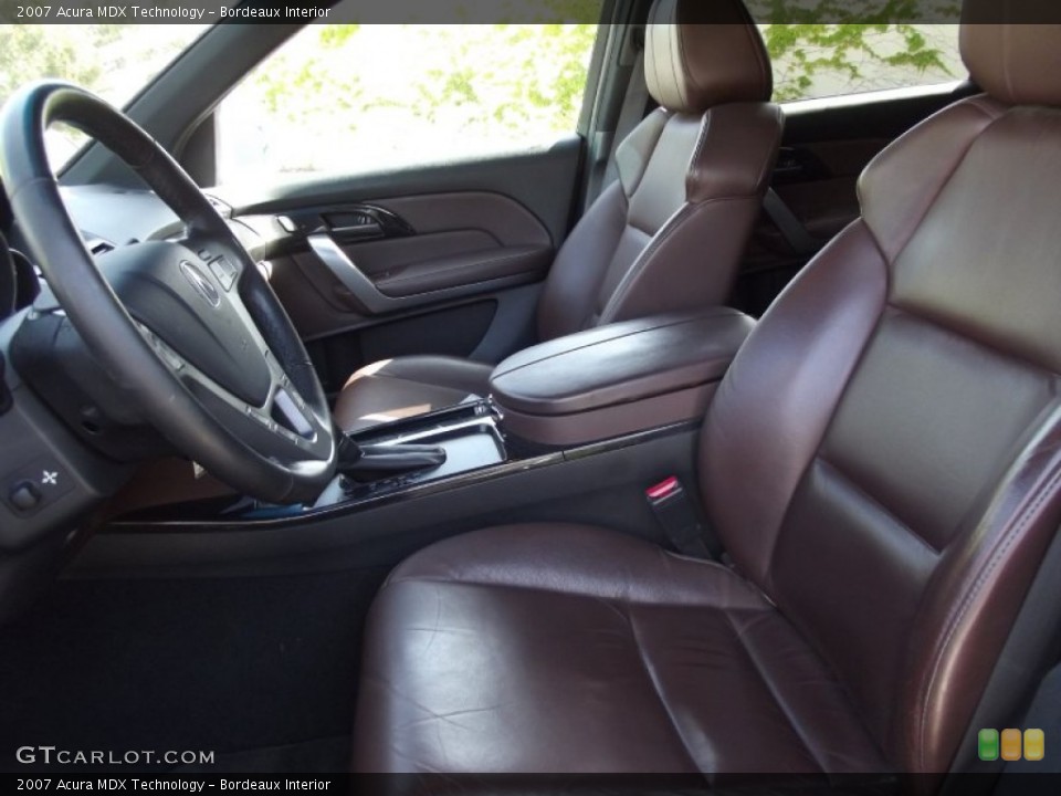 Bordeaux Interior Photo for the 2007 Acura MDX Technology #64533429
