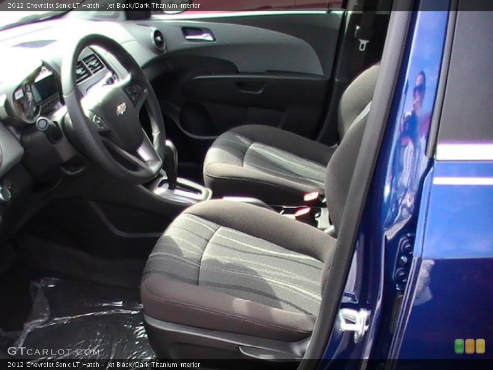 Jet Black/Dark Titanium Interior Photo for the 2012 Chevrolet Sonic LT Hatch #64534436