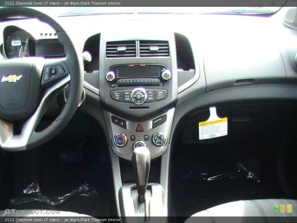 Jet Black/Dark Titanium Interior Dashboard for the 2012 Chevrolet Sonic LT Hatch #64534452