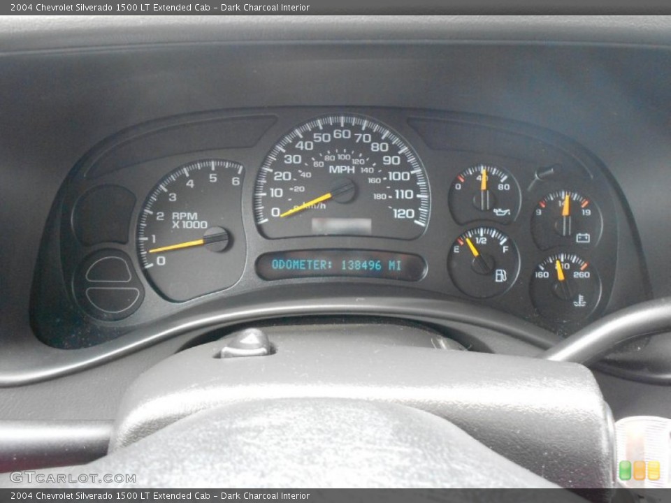 Dark Charcoal Interior Gauges for the 2004 Chevrolet Silverado 1500 LT Extended Cab #64534622