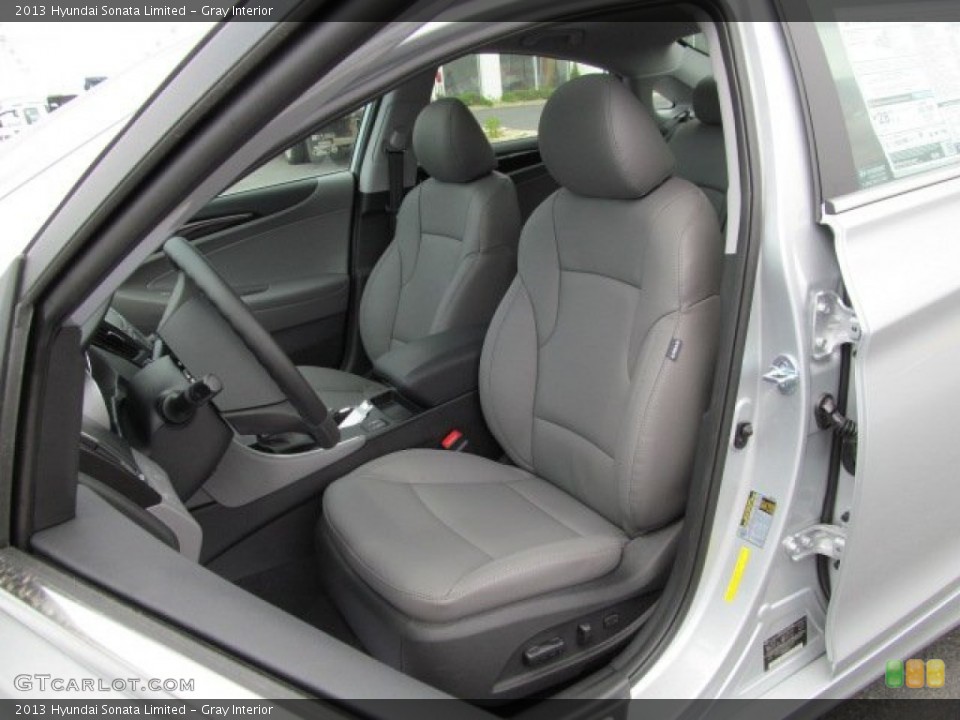 Gray Interior Photo for the 2013 Hyundai Sonata Limited #64541218