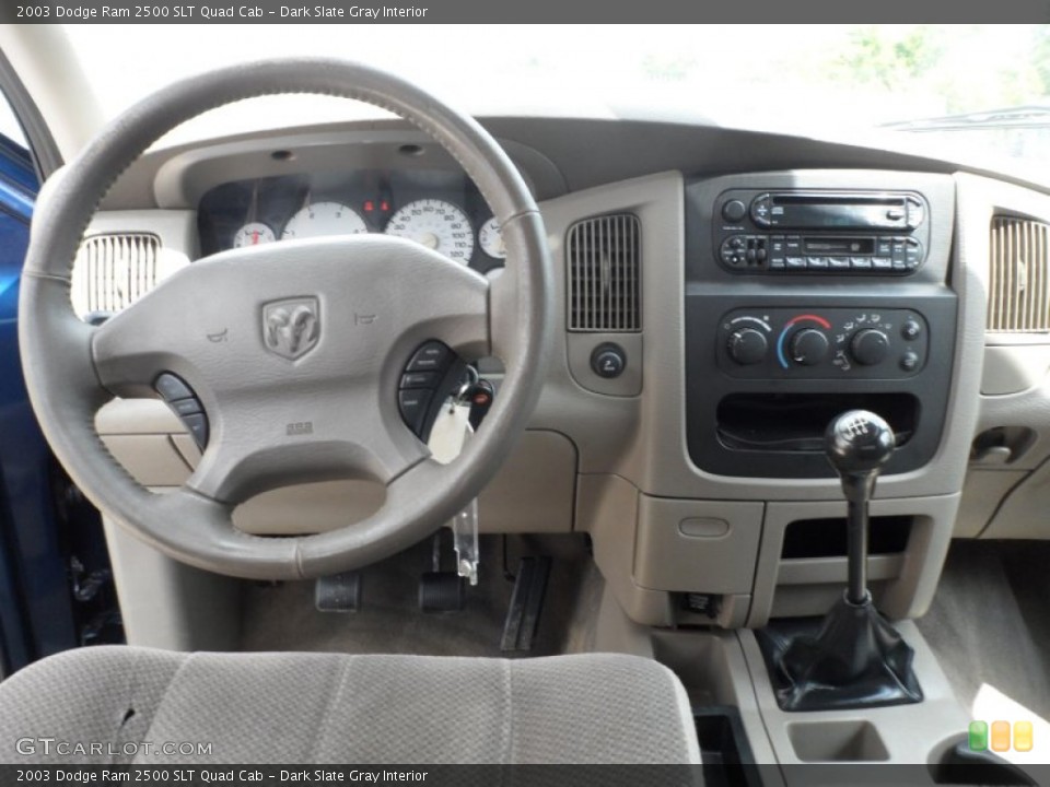 Dark Slate Gray Interior Dashboard for the 2003 Dodge Ram 2500 SLT Quad Cab #64542156