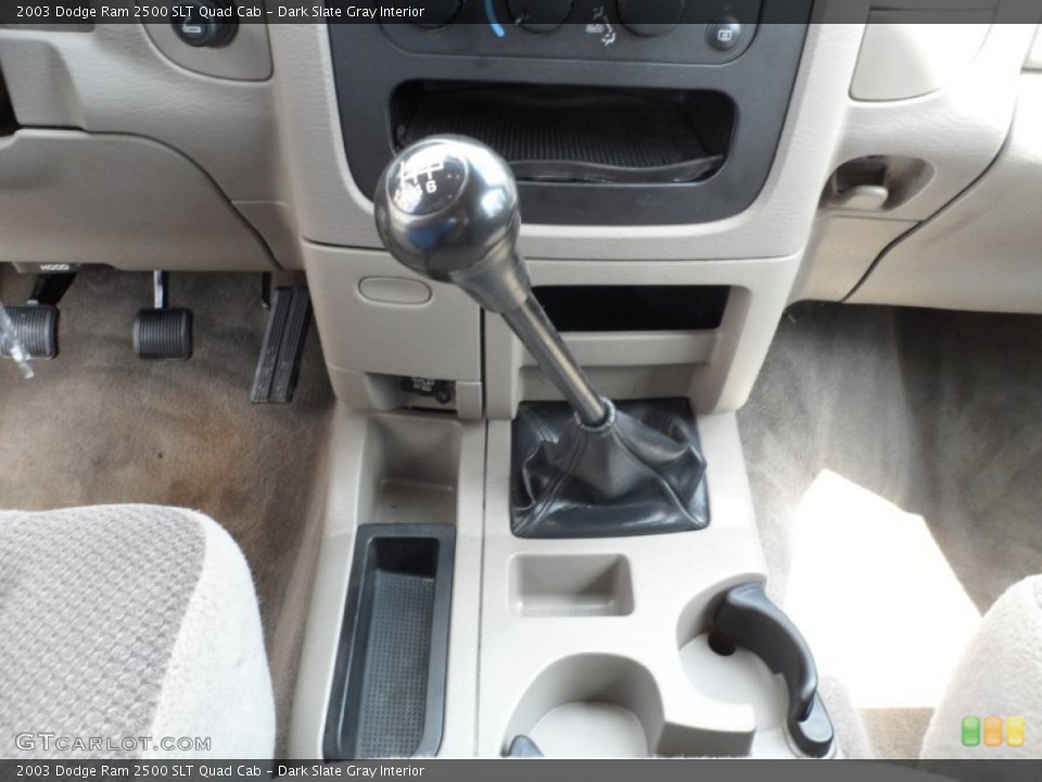 Dark Slate Gray Interior Transmission for the 2003 Dodge Ram 2500 SLT Quad Cab #64542183