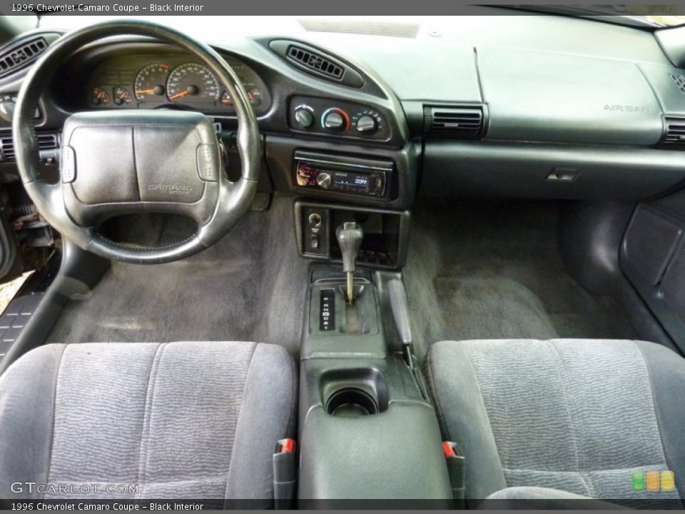 Black Interior Dashboard for the 1996 Chevrolet Camaro Coupe #64543143