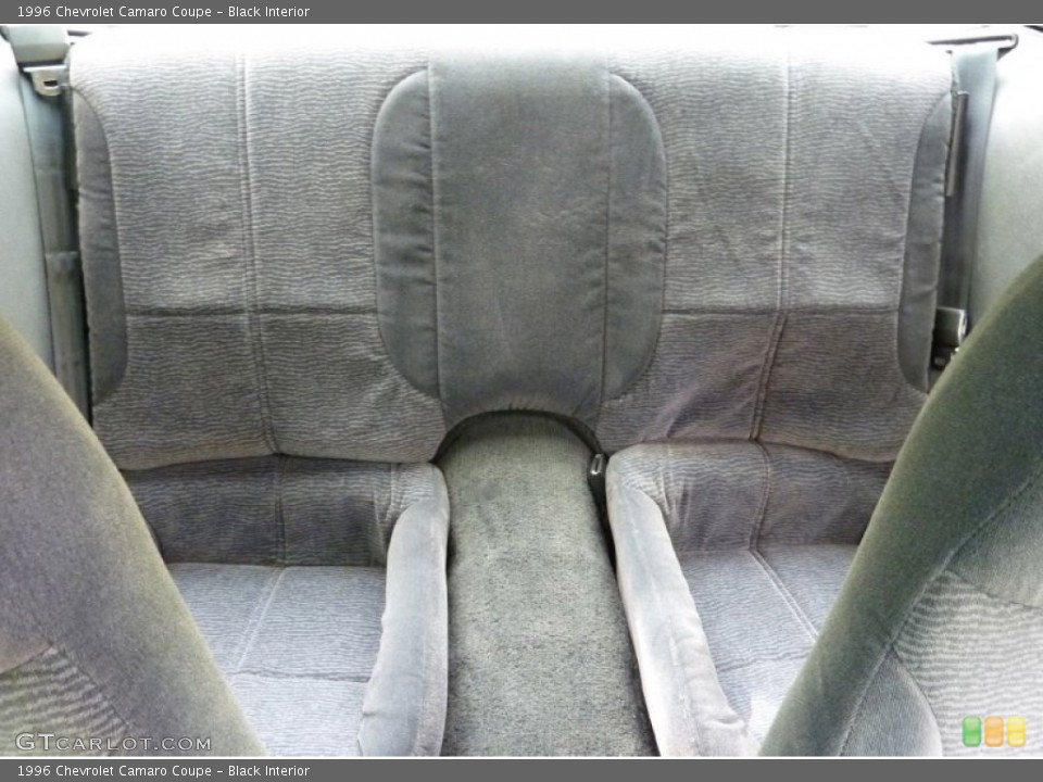Black Interior Rear Seat for the 1996 Chevrolet Camaro Coupe #64543148