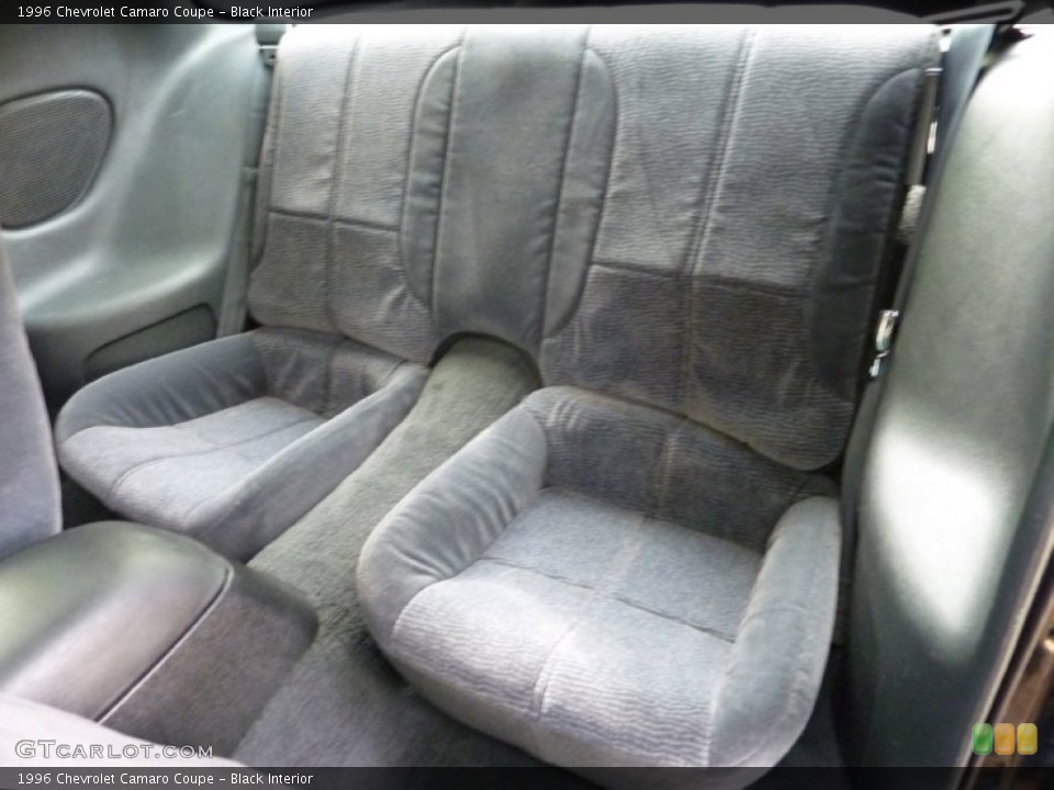 Black Interior Rear Seat for the 1996 Chevrolet Camaro Coupe #64543236