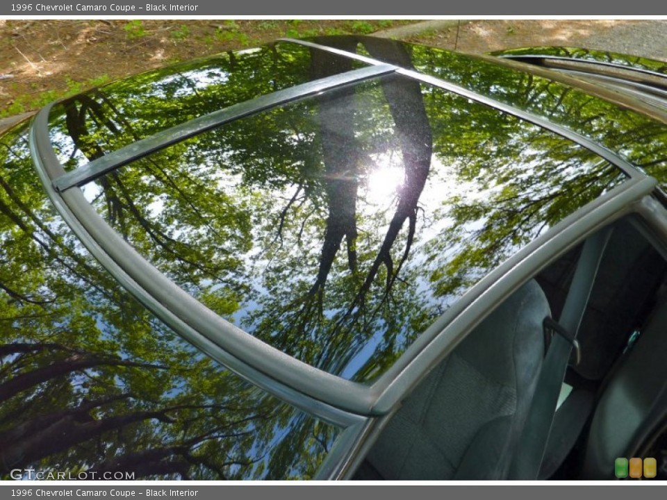 Black Interior Sunroof for the 1996 Chevrolet Camaro Coupe #64543272