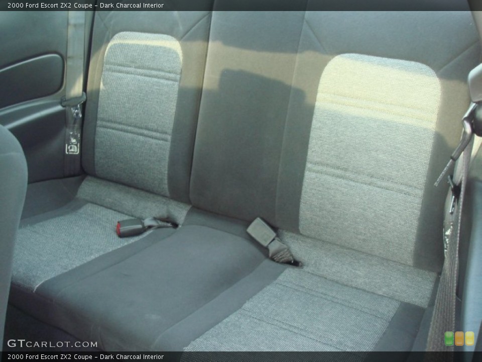 Dark Charcoal Interior Rear Seat for the 2000 Ford Escort ZX2 Coupe #64544172
