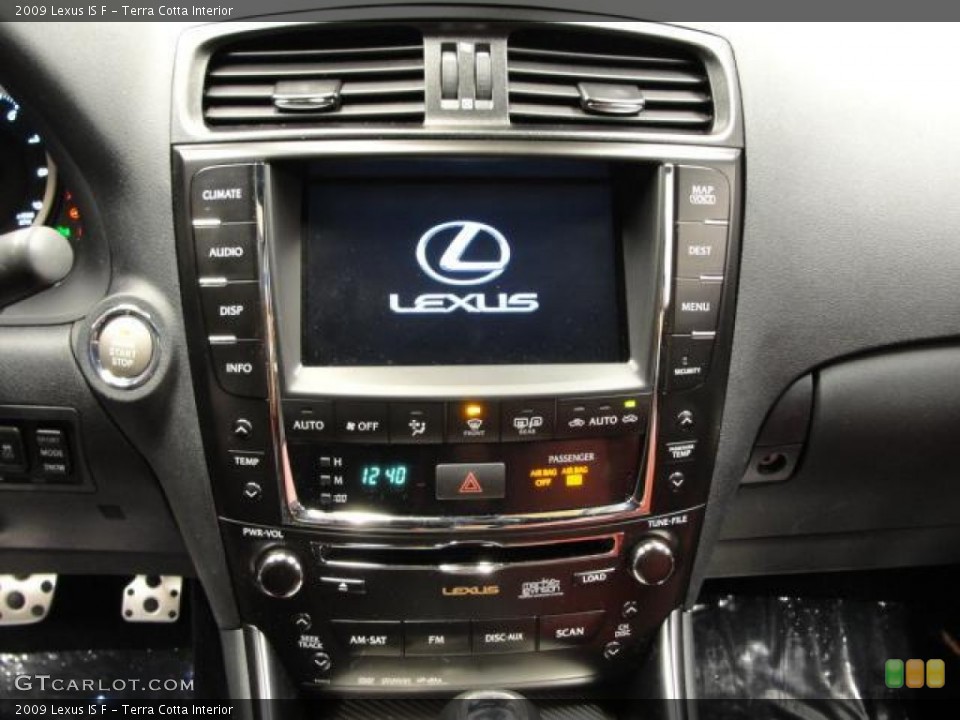 Terra Cotta Interior Controls for the 2009 Lexus IS F #64545480