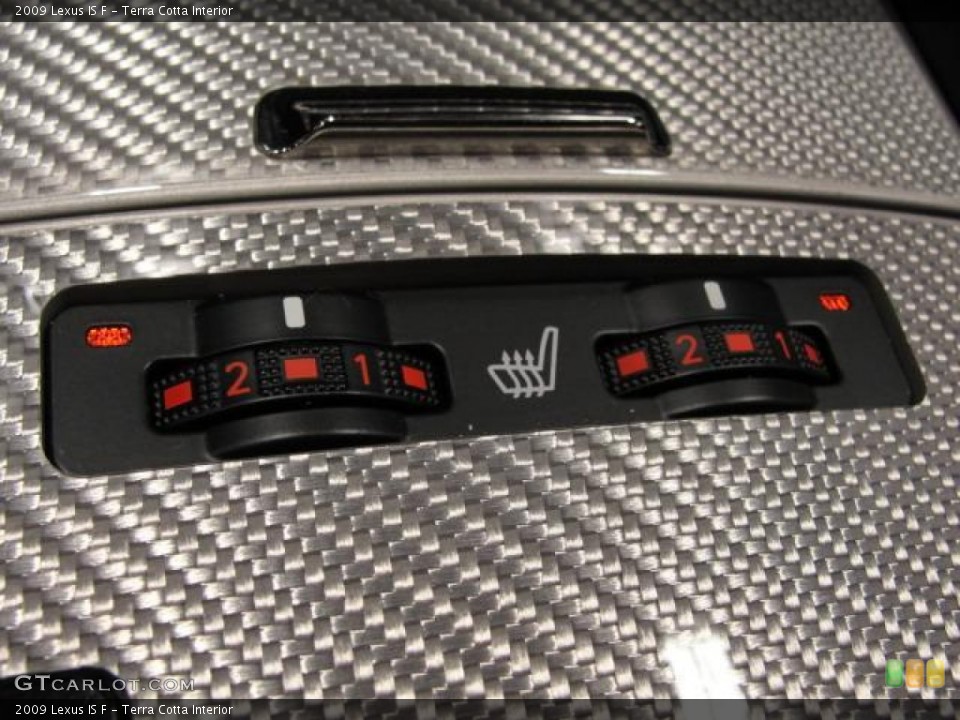 Terra Cotta Interior Controls for the 2009 Lexus IS F #64545499